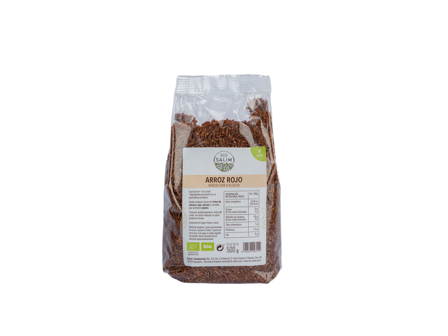 ARROZ ROJO 500G