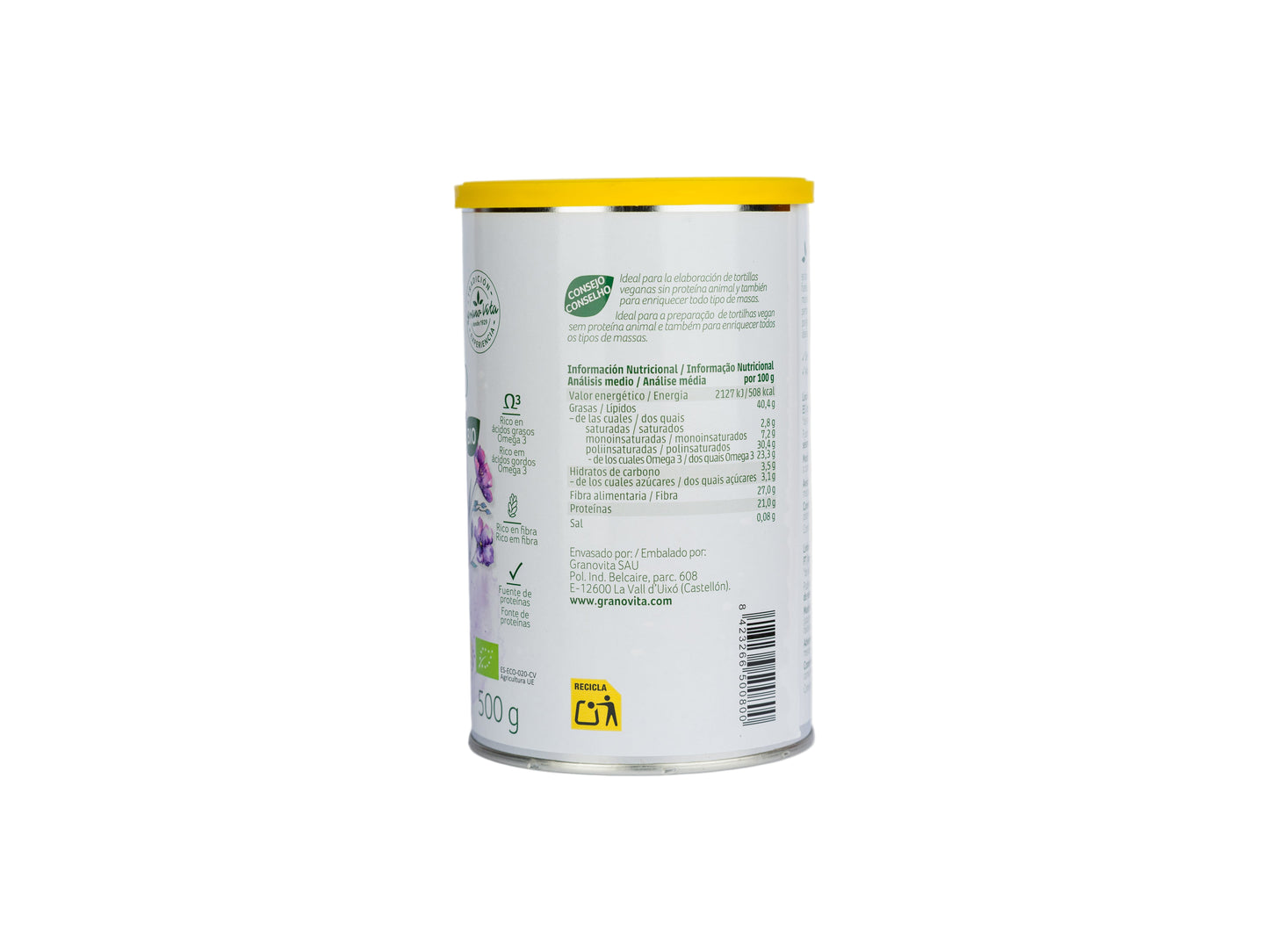 LINO MOLIDO GERMINADO 500G