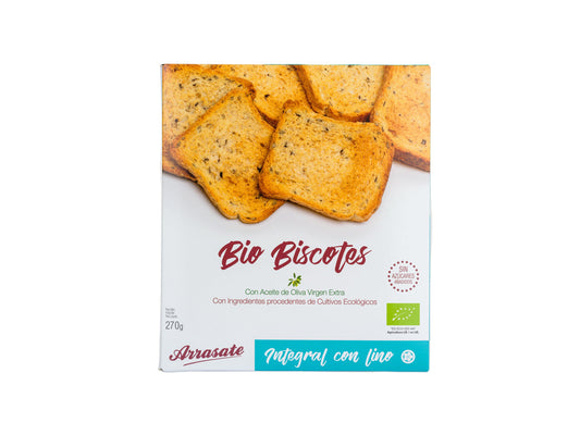 BISCOTES INTEGRALES DE LINO 270G